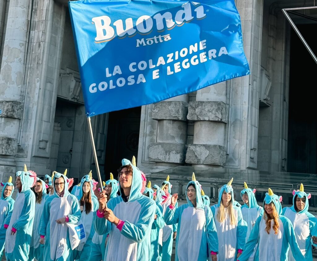 Motta Unicorns invade Milano Centrale Station​