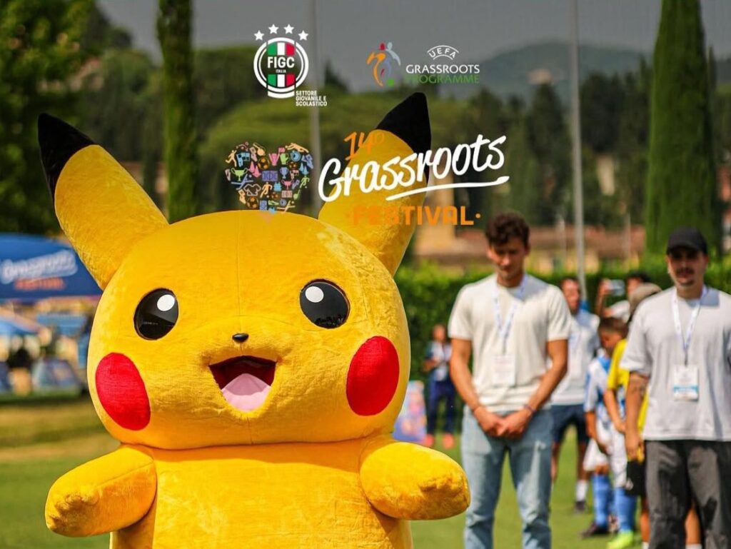 Pokémon sponsors the FIGC